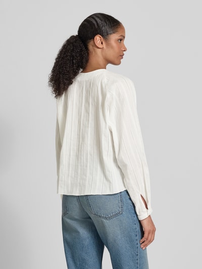 Drykorn Blusenshirt mit Raffungen Modell 'SEETHA' Offwhite 5