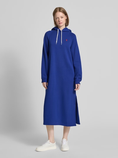 Polo Ralph Lauren Sweatkleid mit Kapuze Blau 4