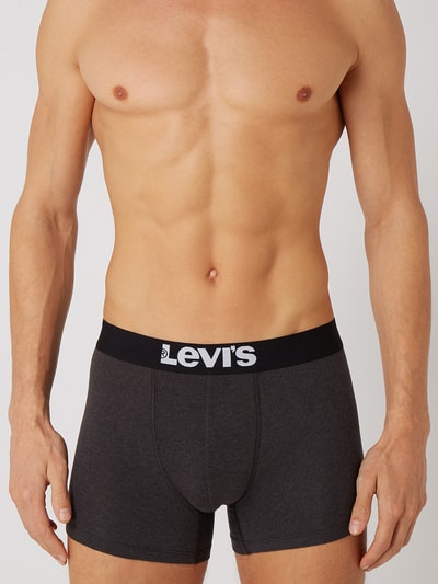 Levi's® Trunks mit Label-Print Anthrazit 3