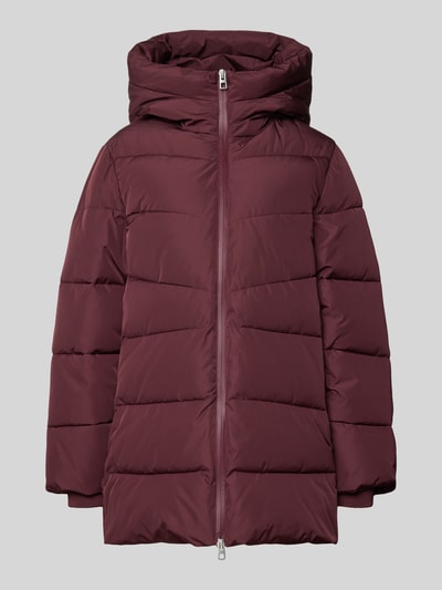 MANGO Steppmantel mit Zweiwege-Reißverschluss Modell 'TOKYO' Bordeaux 2