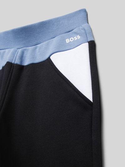 Boss Sweatpants mit elastischem Bund und Logo-Print Black 2