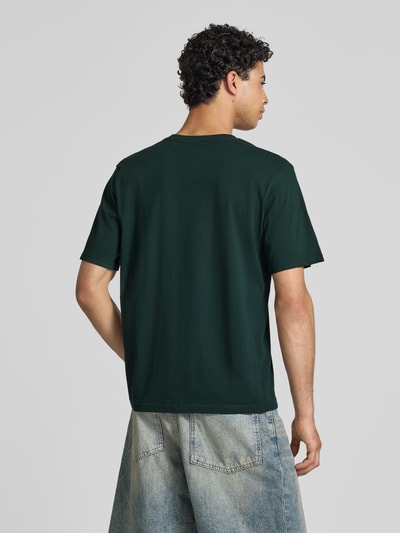 JACK & JONES Regular Fit T-Shirt mit Logo-Print Modell 'Soho' Dunkelgruen 5