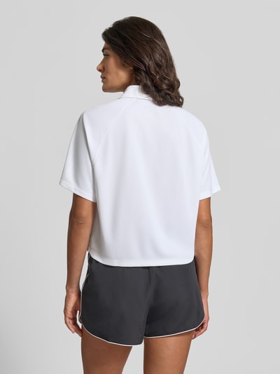 Lacoste Sport Relaxed Fit Sport-Poloshirt mit Logo-Patch Weiss 5