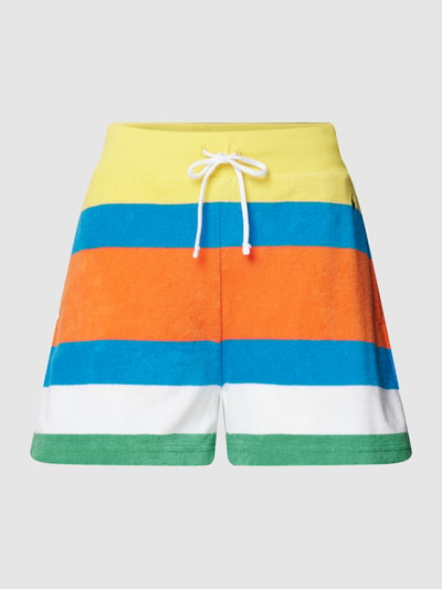 Polo Ralph Lauren Sweatshorts met blokstrepen, model 'TRY' Groen - 2