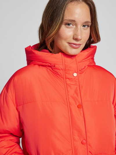 ICHI Steppjacke mit Kapuze Modell 'HIVOZA' Rot 3