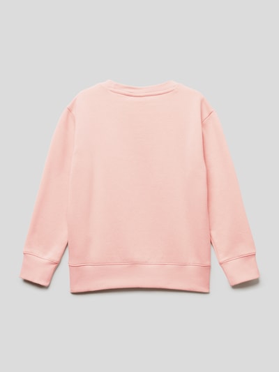 CHAMPION Sweatshirt mit Label-Print Altrosa 3