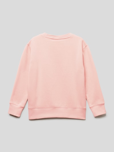 CHAMPION Sweatshirt mit Label-Print Altrosa 3