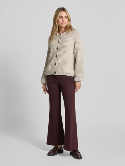 ANGELS Bootcut-Jeans aus Baumwoll-Mix Modell 'Luna' Bordeaux 1