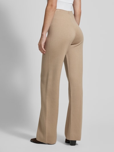 Calvin Klein Womenswear Straight leg broek met labelapplicatie Beige - 5