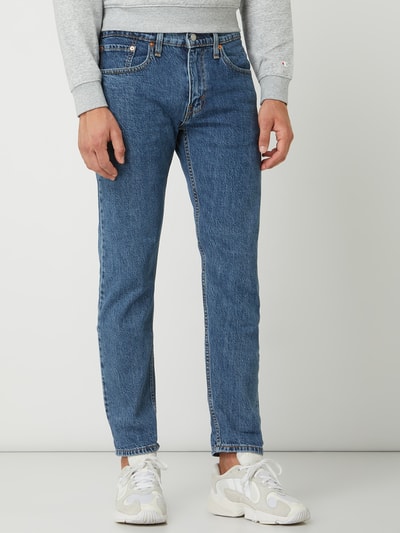 Levi's® Regular tapered fit jeans met stretch, model '502 Hi Ball' Jeansblauw - 4