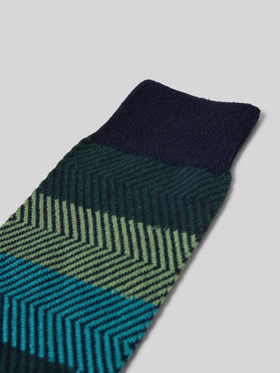 PAUL SMITH Socken mit Strukturmuster Modell 'HERMAN' Marine 2