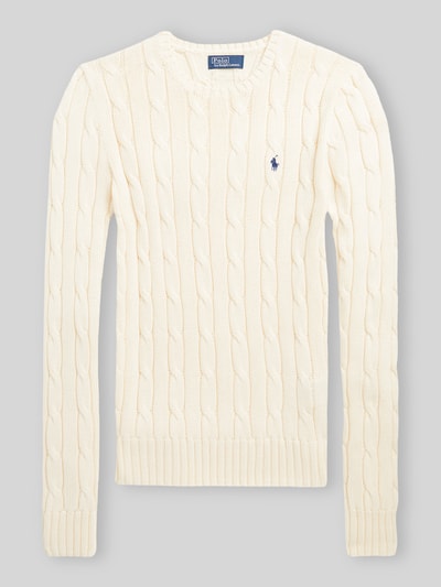 Polo Ralph Lauren Regular Fit Pullover aus Woll-Kaschmir-Mix 'JULIANNA' Offwhite 2