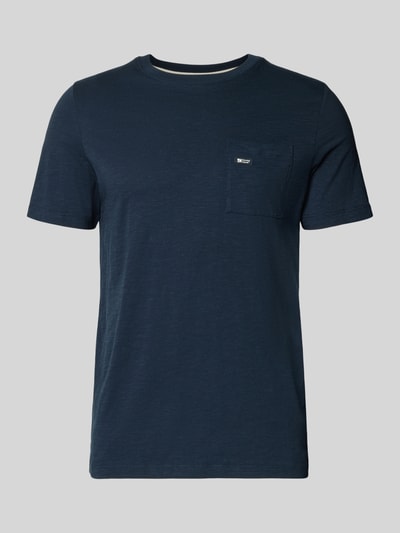 s.Oliver RED LABEL męski t-shirt o kroju regular fit z czystej bawełny Granatowy 2