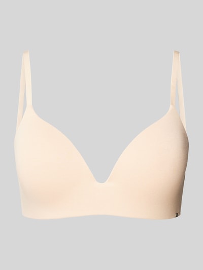 Skiny Triangel-BH mit Häkelspitze Beige 1