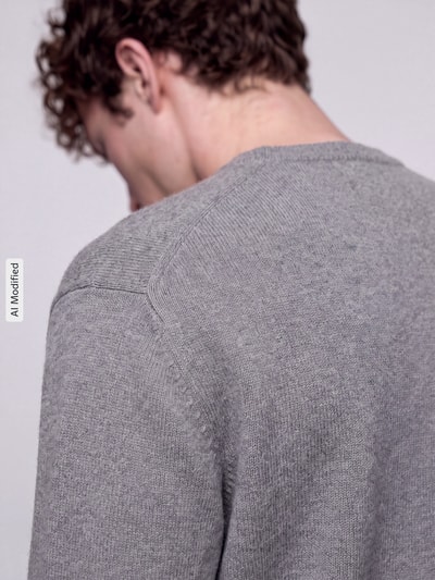 ONLY & SONS Pullover mit Strukturstrick Hellblau 3