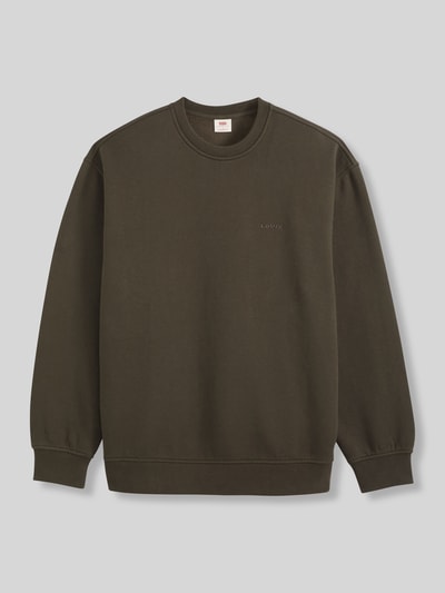Levi's® Relaxed Fit Sweatshirt aus reiner Baumwolle Khaki 2