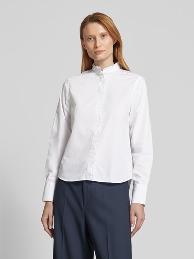 Gant Regular Fit Hemdbluse mit Stehkragen Weiss 4