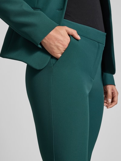 HUGO Slim fit pantalon met persplooien, model 'HAGONIA' Donkergroen - 3