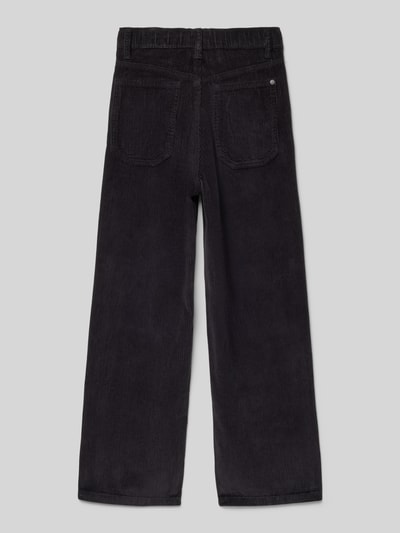 s.Oliver RED LABEL Relaxed fit corduroy broek van pure katoen, model 'BAGGY' Zwart - 3