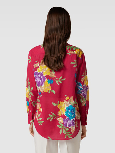 Lauren Ralph Lauren Hemdbluse mit Allover-Muster Modell 'KOTTA' Pink 5