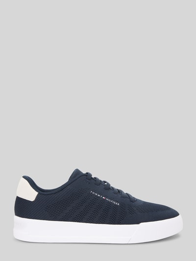 Produktfoto, Sneaker mit Logo Detail van Tommy Hilfiger voor heren, look: effen, punt van de schoen: afgerond, hakvorm: plat, vetersluiting