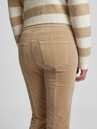 Luisa Cerano Regular Fit Jeans im 5-Pocket-Design Camel 3