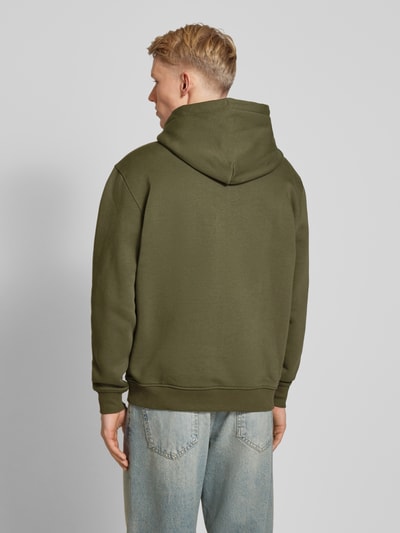 Tommy Jeans Regular Fit Hoodie mit Label-Stitching Oliv 5