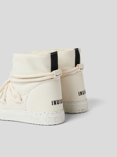 INUIKII Boots mit Schnürung Offwhite 3