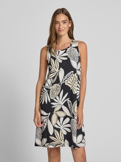 s.Oliver RED LABEL Relaxed Fit Minikleid aus Baumwoll-Mix Black 4