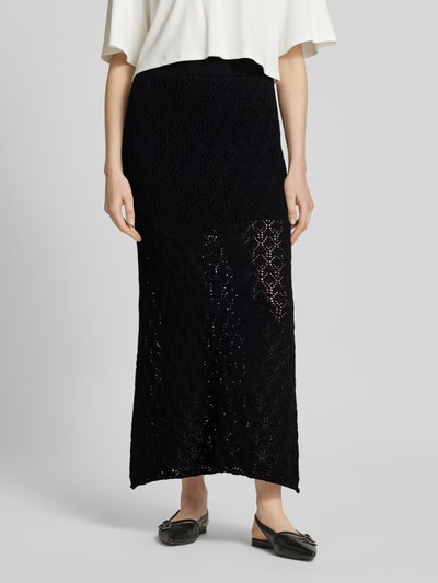 Selected Femme Maxirock mit elastischem Bund Modell 'NIVA' Black 4