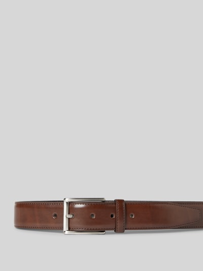 Christian Berg Men Gürtel mit Leder-Anteil Schoko 2