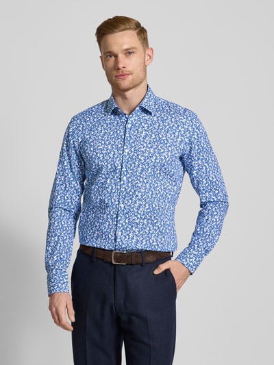 HUGO Regular Fit Business-Hemd mit Kentkragen Modell 'Kenno' Bleu 4