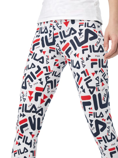 FILA Leggings mit Logo-Muster Weiss 2