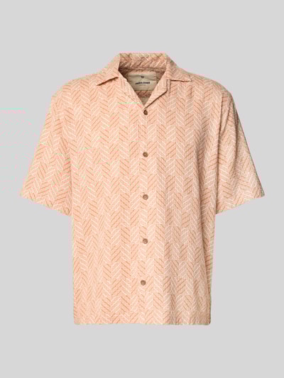 Jack & Jones Premium Regular fit vrijetijdsoverhemd met 1/2-mouwen, model 'BLUVINCENT' Oranje - 2