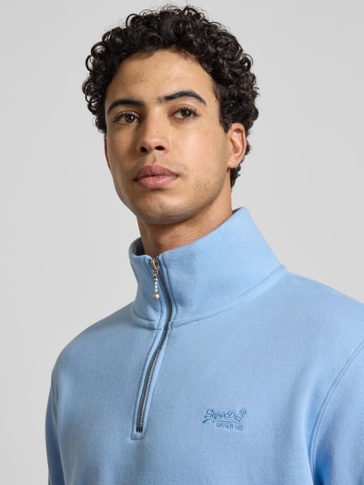 Superdry Regular fit sweatshirt met Gestikt logo Bleu - 3