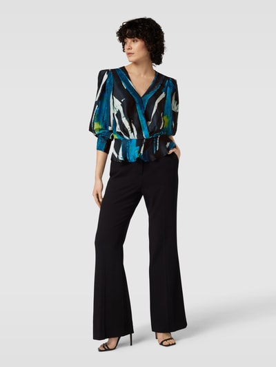 DKNY Blouseshirt met volants Zwart - 1