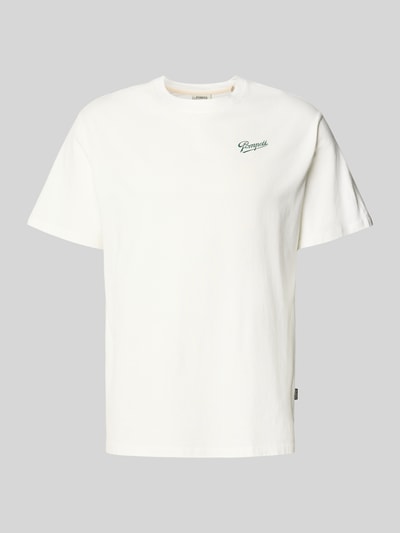 POMPEII BRAND T-Shirt mit Label-Print Modell 'SABONS DE POMPEII' Offwhite 2