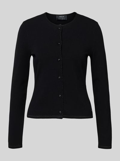 Marc Cain Gebreid jack van viscosemix met ronde hals Zwart - 2