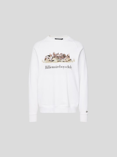 Billionaire Boys Club Sweatshirt mit Motiv-Print Weiss 2