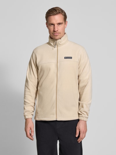 Columbia Regular Fit Fleecejacke mit Logo-Patch Modell 'Mountain' Beige 4