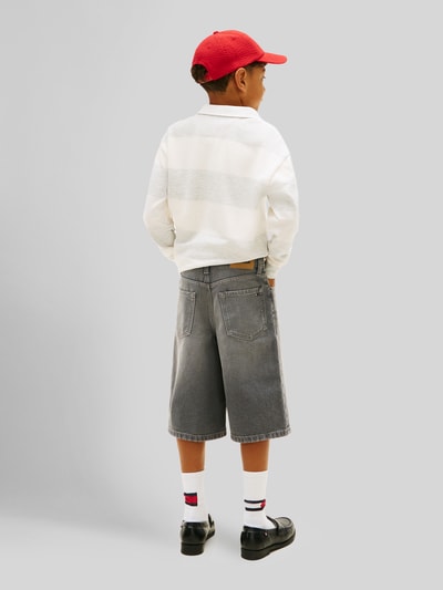 Tommy Hilfiger Teens Regular Fit Jeansshorts mit 5-Pocket-Design Mittelgrau 5