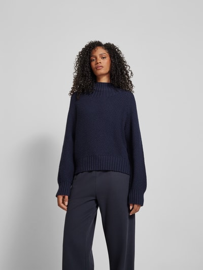 Juvia Pullover mit Stehkragen Marine 4