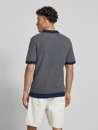 Jack & Jones Relaxed Fit Poloshirt mit Label-Detail Modell 'CEASTON' Dunkelblau 5