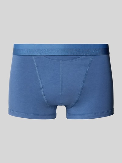 HOM Boxershort met label in band Jeansblauw - 1