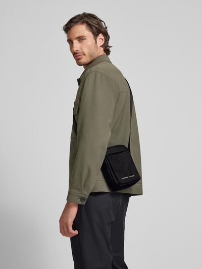 Tommy Hilfiger Umhängetasche mit Label-Stitching Modell 'ELEMENT' Black 1