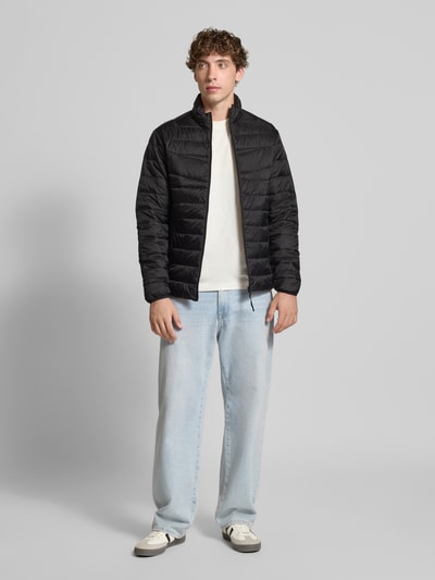 Jack & Jones Gewatteerd jack met steekzakken Zwart - 1