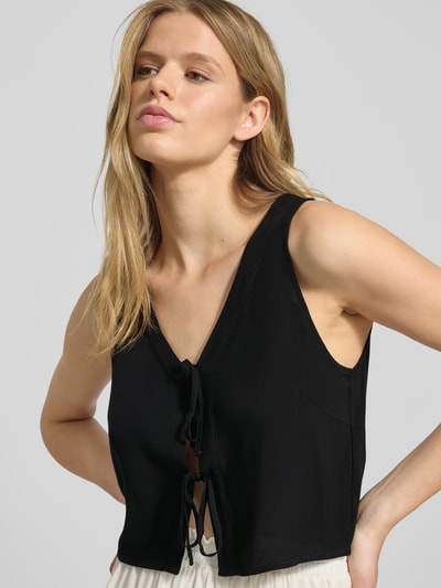 Only Relaxed Fit Blusentop aus reiner Viskose Modell 'NOVA LIFE' Black 3