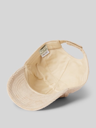 MC2 Saint Barth Basecap mit Label-Detail Modell 'CORDUROY' Offwhite 2