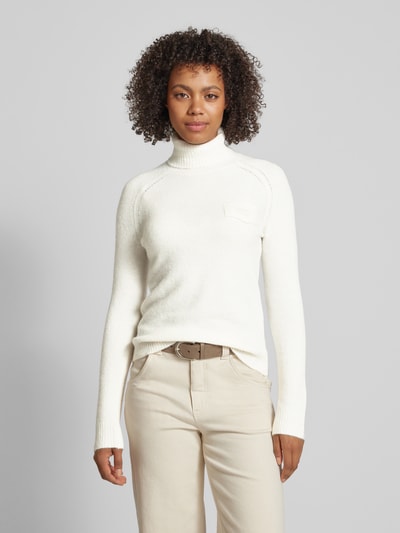 Liu Jo White Gebreide pullover met labelstitching Offwhite - 4