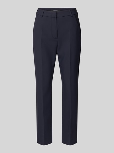 Produktfoto, Slim Fit bandplooibroek met viscose-an- deel Model 'RANA' van Weekend Max Mara, effen kleuren, high waist, labelstitching, riemlussen, schuifsluiting, knoop- en ritssluiting, achterzakken, zijsteekzakken, materiaalverwerking: geweven.